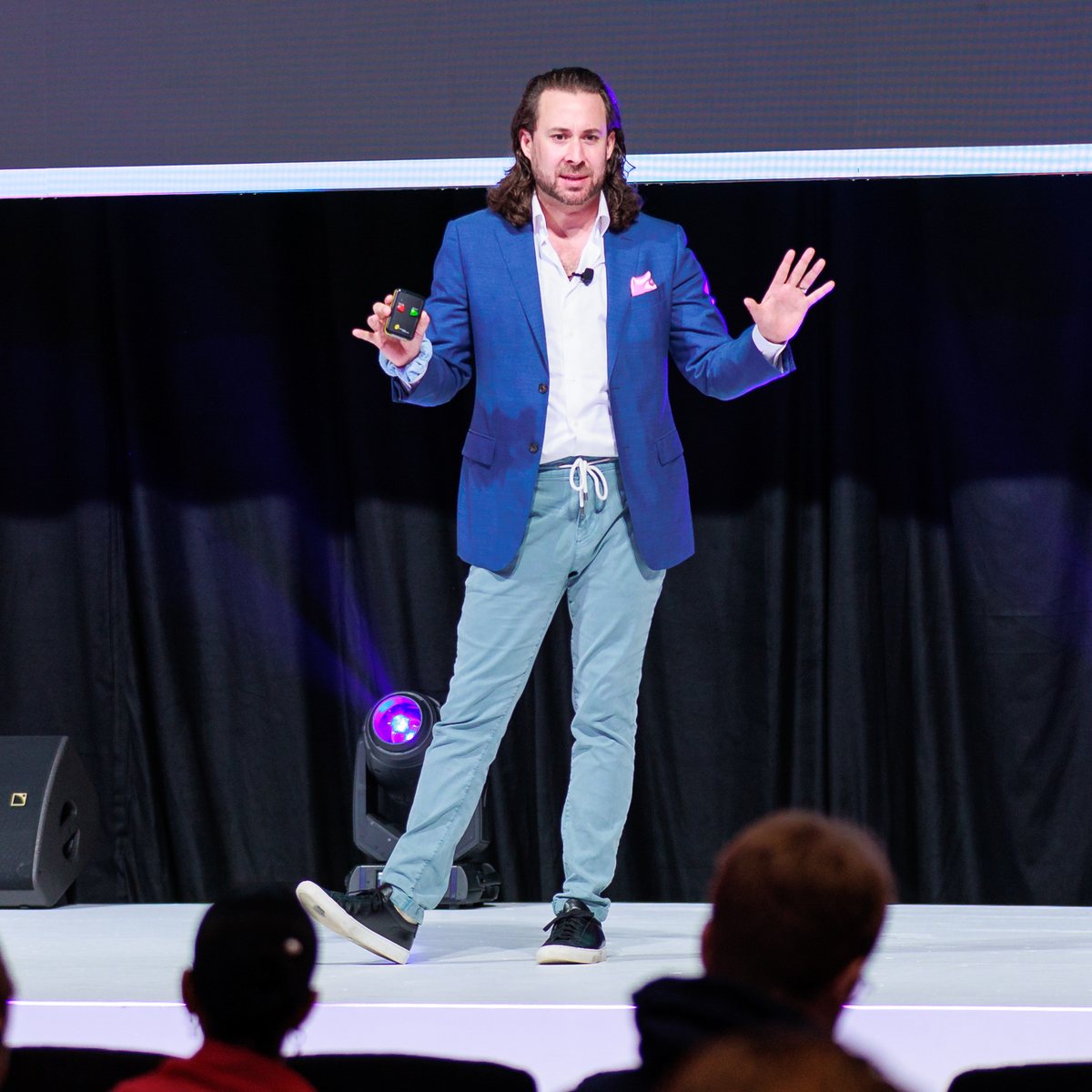 Eric Silverberg on the main stage